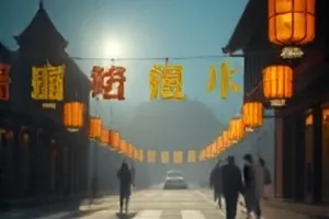 半盏灯影封面：只亮半边灯罩的旧台灯