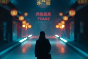 霓虹解剖课封面：拆开的霓虹灯管与色温标尺